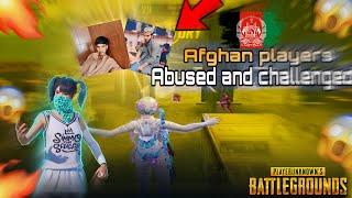 AFGHAN PLAYERS ABUSED and challenged for tdm | infurious OP |