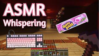 ASMR Gaming | MINECRAFT SURVIVAL CHEWING GUM (126) | Whispering + Keyboard/Mouse Sounds 