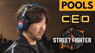 CEO 2024 SF6 POOLS F & G (Daigo iDom JOE UMEROGAN Fatality) Street Fighter 6 Tournament