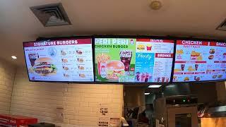 American in Indonesia visiting Wendy’s Fast Food in Bogor.