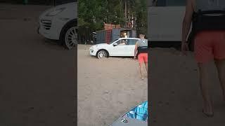 суета на песке# полный привод у Porsche Cayenne не работает!?)) Shorts