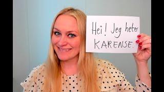 Video 959 Presentasjon A1 Hei! Jeg heter Karense.