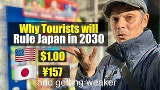 Tourists will Rule Japan in 2030, Japanese Yen Weakens Further