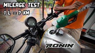 Tvs Ronin 225 Mileage Test ️: It’s Very Tough  - Ronin 225 Ride Review Plus Mileage Test !!