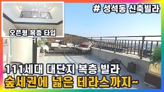 [일산동구 성석동 복층빌라] 숲세권 조망권에 넓은 테라스 / 111세대 대단지 조성 / 서울 - 문산 고속도로 개통으로 서울 접근성이 좋은 입지조건까지~