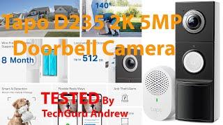 TP-Link Tapo D235 Video Doorbell Camera