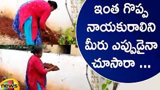 Congress MLA Seethakka Helps People In Planting Trees | Telangana Latest News | Mango News