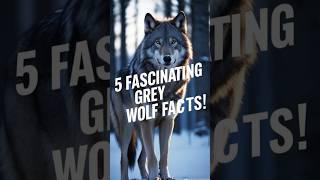 5 Fascinating Facts About Nature’s Hunters Grey Wolves! #wolf #animalfacts #wildlife