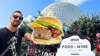 Trying ALL NEW Food At Disney's Food & Wine Food Festival EPCOT! | Hits & Misses + Festival Merch!