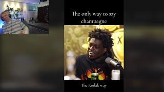 xQc Dies Laughing at Kodak Black saying "Champagne"