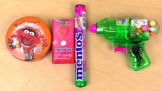 Mentos Mints | Disney The Muppets Candy | Candy Space Gun | Mentos Rainbow