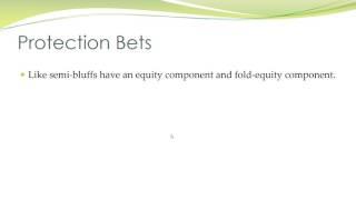 Fundamental Theorems of Poker Vid 6 - Protection Betting from w34z3l
