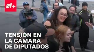 Aumenta tensión en Cámara de Diputados por bloqueo de manifestantes - Despierta