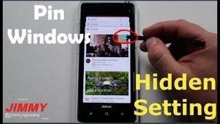 Pin Windows - Galaxy Note 8 Hidden Feature