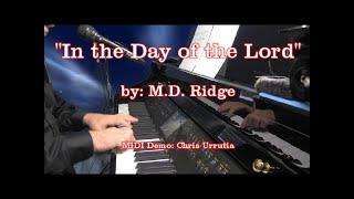 In the Day of the Lord - M.D. Ridge
