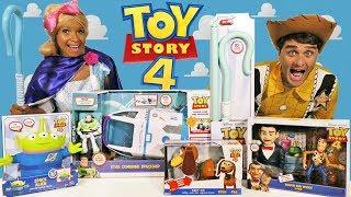 Opening Toy Story 4 Toys with Bo Peep & Woody !  || Toy Review || Konas2002