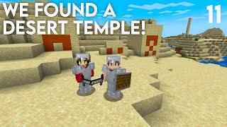 We Found a Desert Temple!! | Minecraft Let's Play Ep 11 | agoodhumoredwalrus gaming