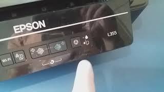 Luzes piscando epson L355 reset da almofada