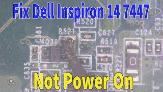 Fix Laptop Dell Inspiron 14 7447 Not Power On