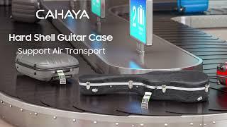 CAHAYA Grey  Hard Guitar Bag Acoustic Guitar Cases | Waterproof