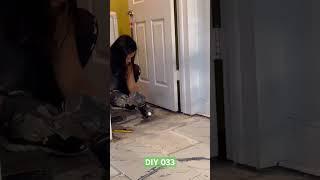 DIY Projects 033  Floor - Old floor removal #diyprojects #diy #diywoman