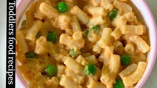 Toddler food recipe, 11+ month , Macaroni with hidden veges, vegetable pasta