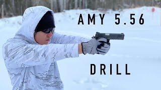 MAT-SU PEW PEW TRIES THE AMY5.56 DRILL IN NEGATIVE TEMPS!!!