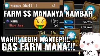 SS2 - RAMAI !!! SPOT FARM MANA SUMMER SHELL 2 - Toram online