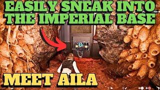 Star Wars Outlaws: SNEAK to Meet w/Aila The Slicer (Imperial Forward Base, Toshara, Southern Falls)