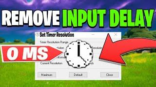 Use THIS to Get NO INPUT DELAY - Fortnite Lower Input Delay Guide!