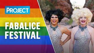 Courtney Act Previews The FABAlice Festival From Alice Springs’ Main Drag | The Project