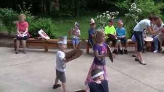Kids learn how to train their dragons at Mentor Library