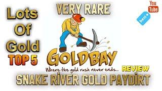 Goldbay Rare Snake River Paydirt Review! Great Gold!