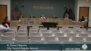 City Council Regular Session 08/20/2024