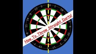 How to throw darts 1 # - keeping them straight.