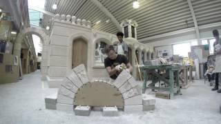 Stone arch building at the Building Crafts College & TCDT 2016