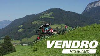 Vendro Highland – KRONE Kreiselzettwender für den Steilhang