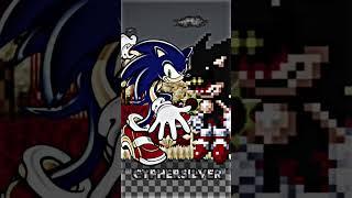 Sonic Vs Sonic.Exe Who is stronger? #shorts #sonic #exe #sonicthehedgehog