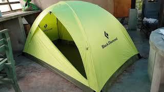 Black Diamond HiLight Tent - Pitching Test