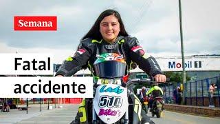 Así fue la muerte de la motociclista Lady Díaz en el autódromo de Tocancipá | Semana Noticias