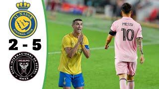 Al nassr vs Inter Miami | 2-5 Highlights & All Goals 2023 HD Ronaldo rules Miami (imagination)