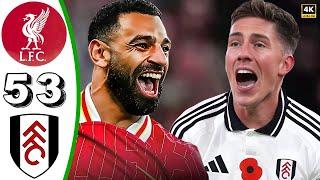 Liverpool vs Fulham 5-3 • Liverpool premier league • Highlights - All Goals 2024