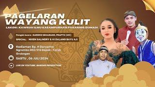 #LIVE WAYANG KULIT KI DALANG BAYU AJII - NIKEN SALINDRY - GARENG SEMARANG - NGROMBO 6 JULI 2024