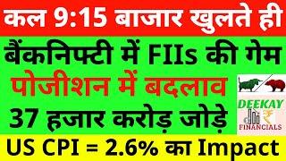 Banknifty Prediction For Tomorrow | Bank Nifty Analysis For 14 November Thursday Market Prediction