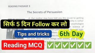 Tips and tricks to Solve Reading MCQ 9 Band in Reading tips How to Solve MCQ in IELTS Reading
