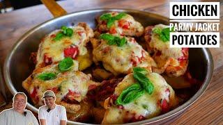 #651: Chicken Parmy Jacket Potatoes - ein komplettes Essen mit Beilage - unglaublich saftig!