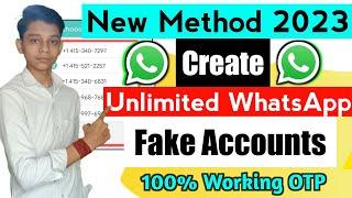 How to Create Free WhatsApp Fake Accounts 2023 | Fake WhatsApp Kaise Banaye | Free WhatsApp Number