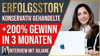 KONSERVATIV GEHANDELTE +200% GEWINN MIT NAZILA JAFARI UND FIBONACCICODE (INTERVIEW)