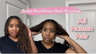 Boho Knotless Braids Human Hair Initial Review | YWIGS