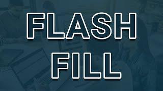 Flash fill shortcut key in MS Excel